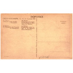 Čechy-Krkonoše. Fot. Dr. K. Procházka 1920. Jan Buchar, propagator české turistiky v Krkonoších. Jan Buchar, propagateur du tour
