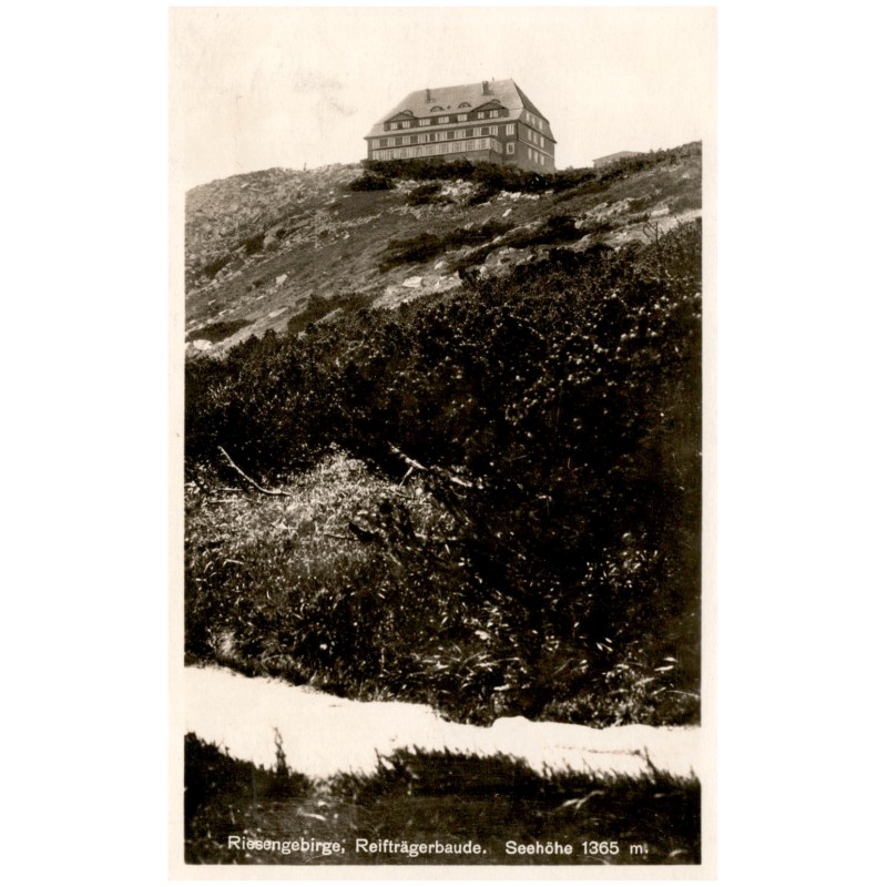Riesengebirge, Reifträgerbaude. Seehöhe 1365 m.