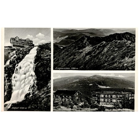 Elbfall 1284 m. Ziegenrücken 1389 m. Peterbaude
