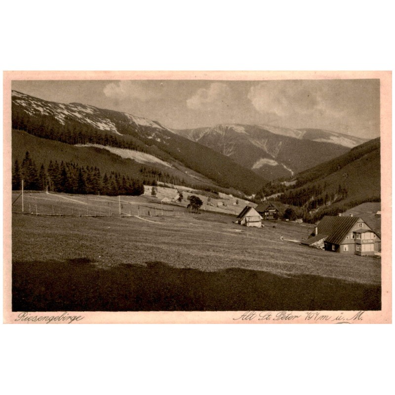 Riesengebirge. Alt St. Peter 797 m ü. M.