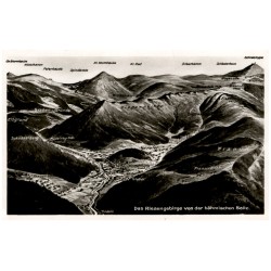 Das Riesengebirge von der böhmischen Seite.