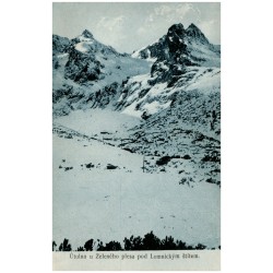 Útulna u Zeleného plesa pod Lomnickým štítem.