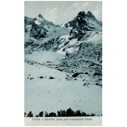 Útulna u Zeleného plesa pod Lomnickým štítem.