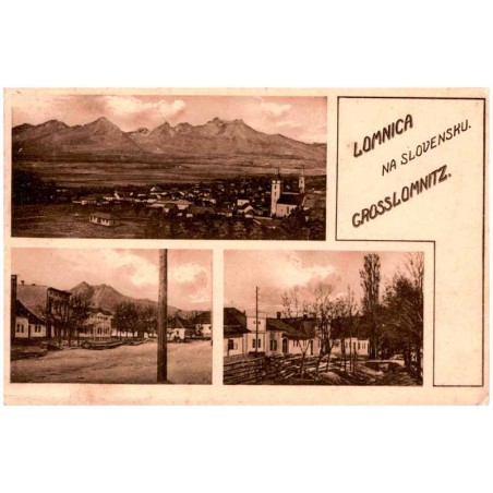 Lomnica na Slovensku. Grosslomnitz.