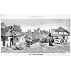 Kraków. Ulica na przedmieściu Zwierzynieckim (3763) / "KRAKÓW. Ulica na przedmieściu Zwierzynieckiém. (3763)"