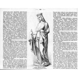 Posąg Matki Boskiej. Rytował H. Röber w drzeworytni Tygodnika / "POSĄG MATKI BOSKIÉJ. Rytował H. Röber w drzeworytni Tygodnika."