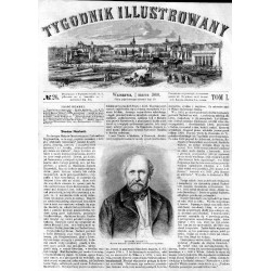 Teodor Narbutt. Rysował Polkowski, rytował H. Röber w drzeworytni Tygodnika / "TEODOR NARBUTT. (Rysował Polkowski, rytował H. Rö