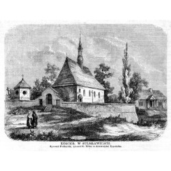 Kościół w Sulisławicach. Rysował Podbielski, rytował G. Röber w drzeworytni Tygodnika / "KOŚCIÓŁ W SULISŁAWICACH. Rysował Podbie
