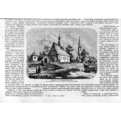 Kościół w Sulisławicach. Rysował Podbielski, rytował G. Röber w drzeworytni Tygodnika / "KOŚCIÓŁ W SULISŁAWICACH. Rysował Podbie