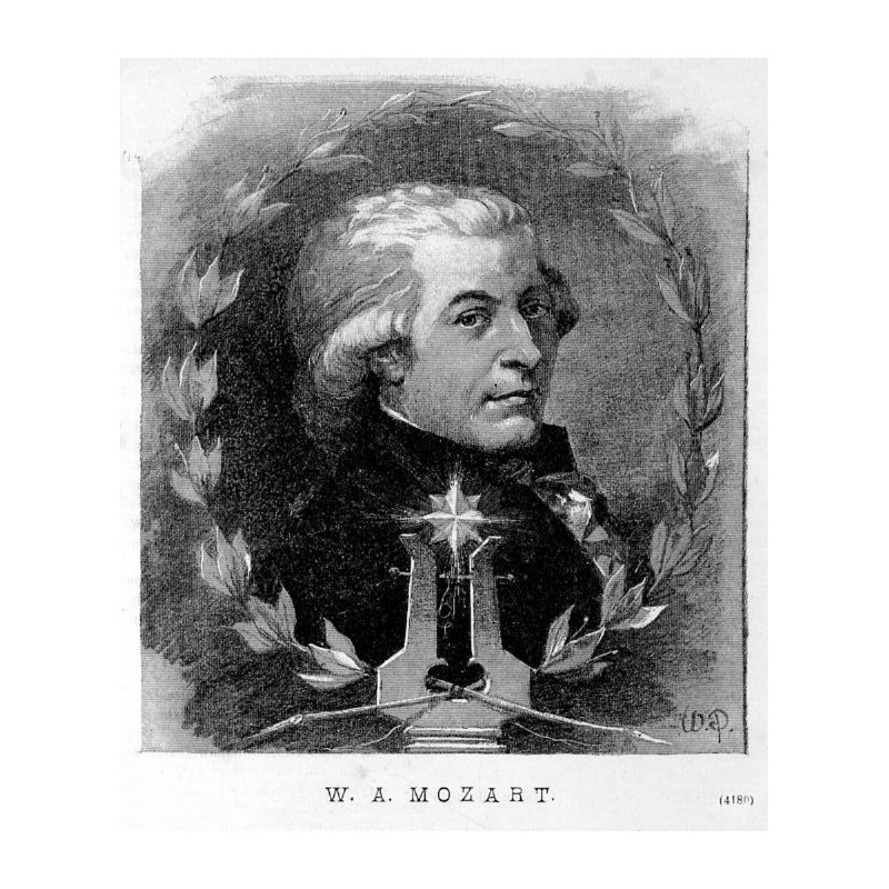W. A. Mozart (4180) / "W. A. MOZART. (4180)"
