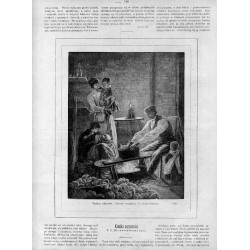 "Zapasy zimowe. Rysunek oryginalny W. Podkowińskiego. (733)"