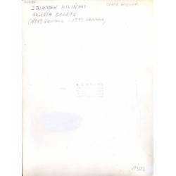 Zbigniew Kiliński / "ZBIGNIEW KILIŃSKI SOLISTA BALETU [...]"