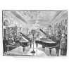"Wystawa odzieży i sprzętów mieszkalnych. - Sala główna. Rysował W. Podkowiński. [...] (1687)"