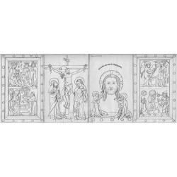 "Hausaltar aus dem XIV Jahrhundert."