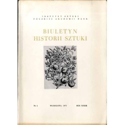 Biuletyn Historii Sztuki. R. 33 (1971). Nr 4 /