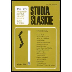 Studia Śląskie. T. 66 (2007) / Recepcja kazań Samuela Dambrowskiego na Śląsku (XVII-XX w.) / "…podeptali godność narodu niemieck