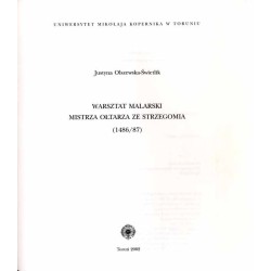 Warsztat malarski Mistrza ołtarza ze Strzegomia (1486/87)