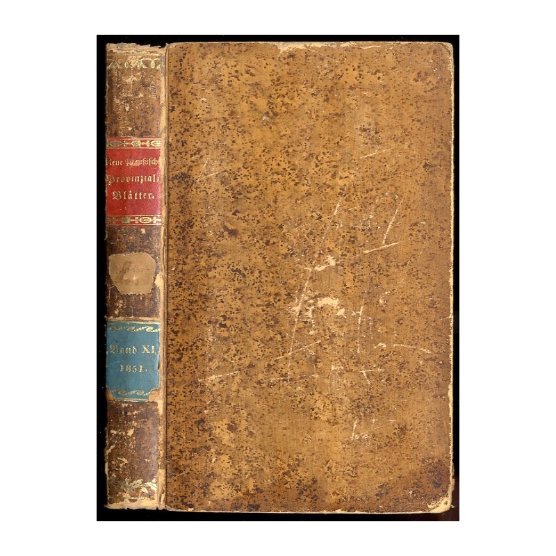 Neue Preußische Provinzial Blätter. Band 11 (1851)