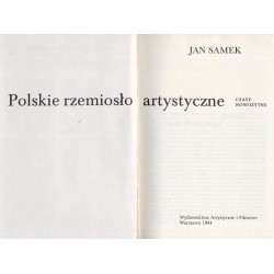 Polskie rzemiosło artystyczne. Czasy nowożytne