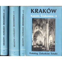 Katalog zabytków sztuki w Polsce. T. 4: Miasto Kraków. Cz. 3: Kościoły i klasztory Śródmieścia. [Cz]. 2. 3 woluminy