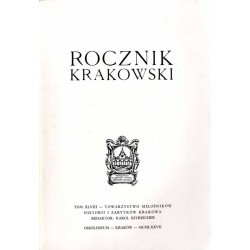 Rocznik Krakowski. T. 48 (1977) / Hugo Kołłątaj i jego plan Krakowa 1783-1785 / Plan Kołłątajowski źródłem informacji o Krakowie