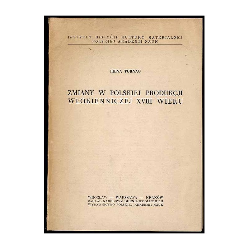Zmiany w polskiej produkcji włókienniczej XVIII wieku