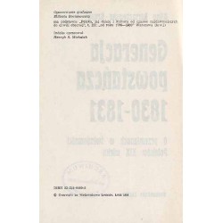 Generacja powstańcza 1830-1831. O przemianach w świadomości Polaków XIX wieku