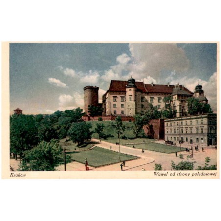 Kraków. Wawel od strony południowej