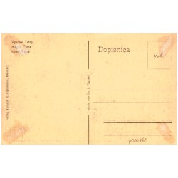 Lomnický štít s Hrebienka. - Lomnici csúcs a Tarajkáról. - Lomnitzer Spitze vom Kämmchen. 1927