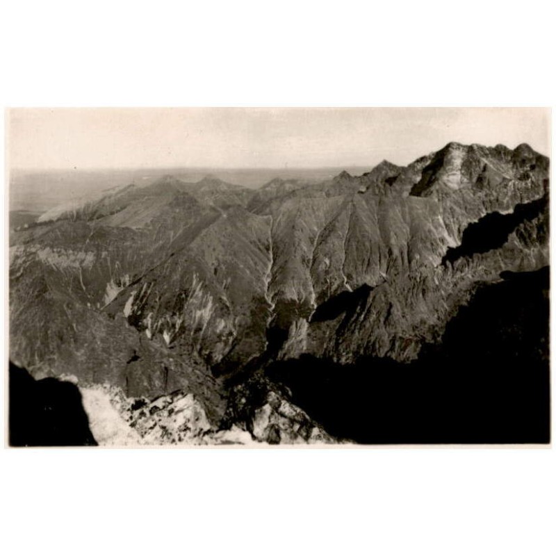 Pohlad s Rysov. Aussicht von der Meeraugspitze. Kilátás a Tengercsúcsról.