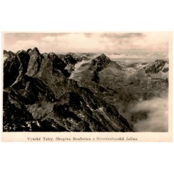 Vysoké Tatry. Skupina Bradovica a Starolesňanská dolina / Rewers: Vysoké Tatry. Skupina Bradovica a Starolesňanská dolina