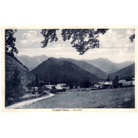 Vysoké Tatry. - Javorina.