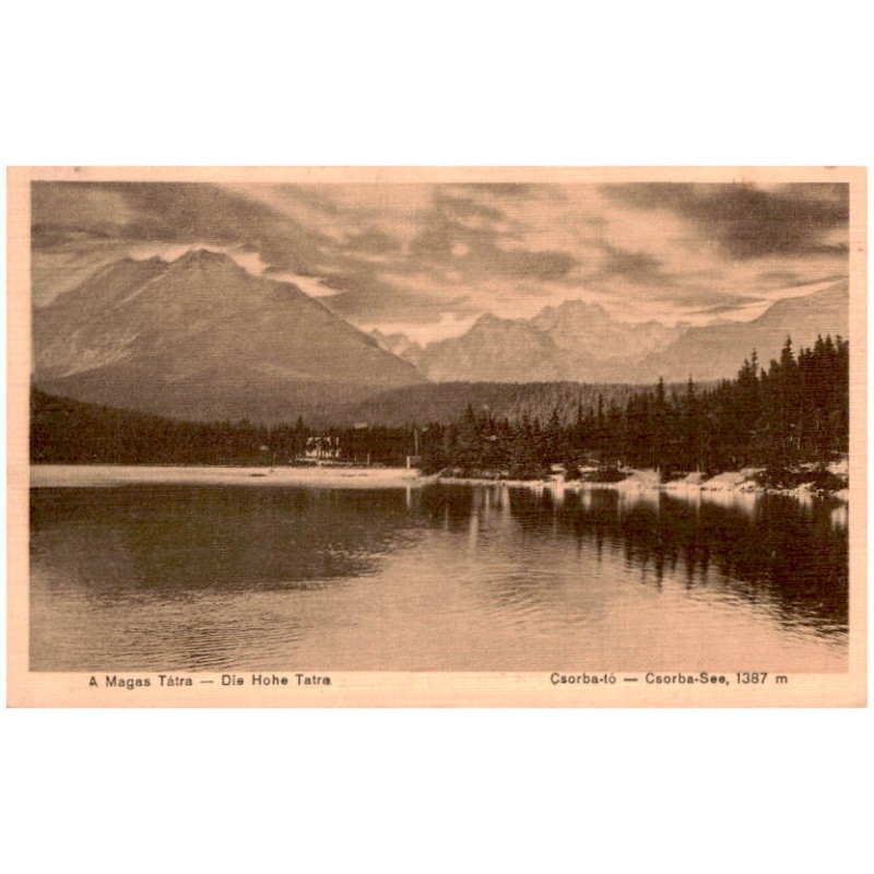 Csorba-tó - Csorba-See, 1387 m