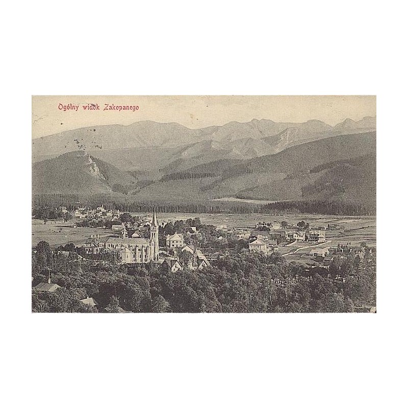 Ogólny widok Zakopanego