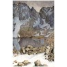 Otakar Štáfl: Vysoké Tatry. Žabi Pleso (1920 m nad mořem) a Žabi Kůň. (Cestou na Rysy.)