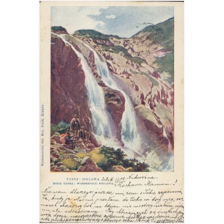 Tatry: Siklawa. Hohe Tatra: Wasserfall Siklawa