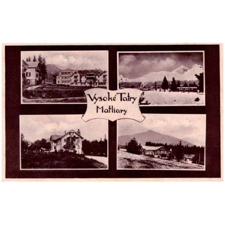 Vysoké Tatry. Matliary / Rewers: Vysoké Tatry - Matliary