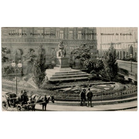 Warszawa. Pomnik Kopernika. Varsovie. Monument de Kopernik. Nr 13