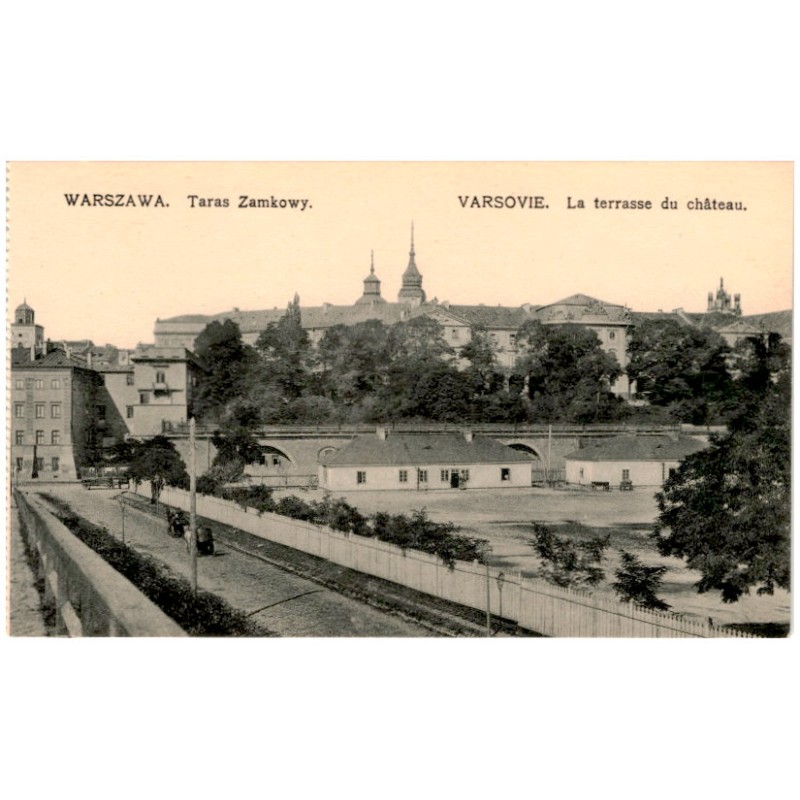 Warszawa. Taras Zamkowy. Varsovie. La terrasse du château.