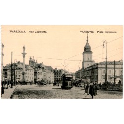 Warszawa. Plac Zygmunta. Varsovie. Place Sigismond. Nr 34