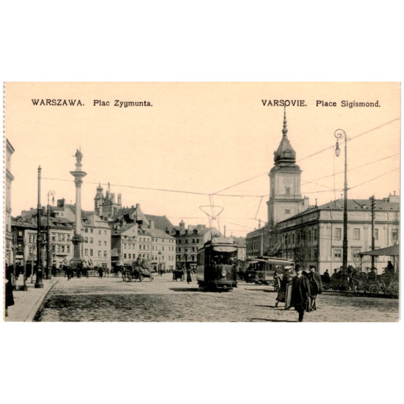 Warszawa. Plac Zygmunta. Varsovie. Place Sigismond. Nr 34