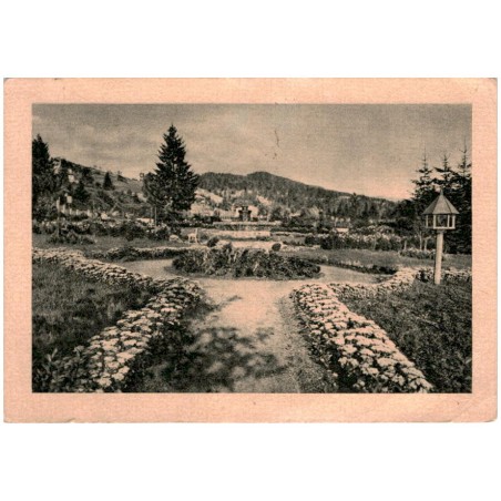 Erholugsheim »Weichselquelle« des Reichsbahn-Kameradschaftswerks Bez. Verb. Oppeln, Weichsel O/S Krs. Teschen. Unser Garten