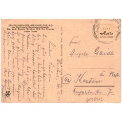 Erholugsheim »Weichselquelle« des Reichsbahn-Kameradschaftswerks Bez. Verb. Oppeln, Weichsel O/S Krs. Teschen. Unser Garten