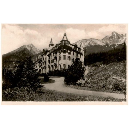 Vysoké Tatry. Tatranská Lomnica, Hotel "Praha". Hohe Tatra. Tatra Lomnitz, Hotel "Praha". Magas Tátra. Tátra-Lomnice. "Praha" sz