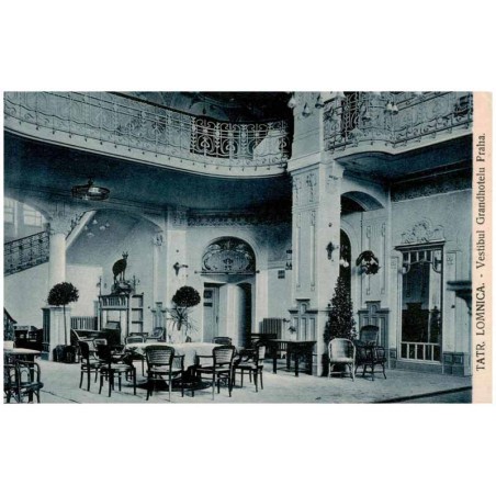 Tatr. Lomnica. - Vestibul Grandhotelu Praha.