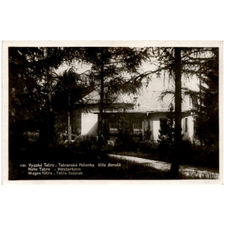 1191. Tatranská Polianka. Villa Boruth. Westerheim. Tátra Széplak.