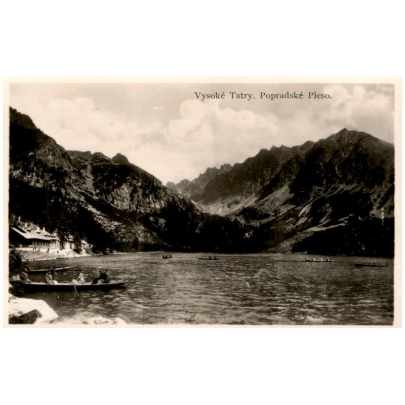 Vysoké Tatry. Popradské Pleso. / Rewers: Vysoké Tatry. Popradské Pleso.