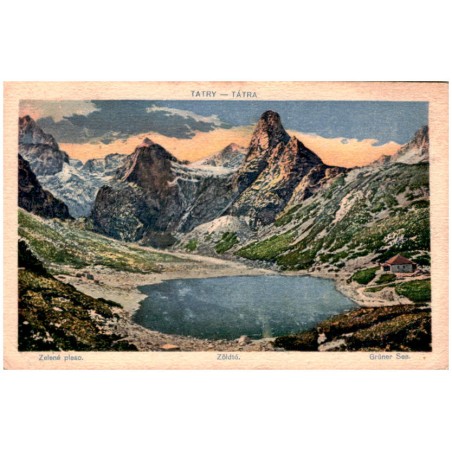 Zelené pleso. Zöldtó. Grüner See.