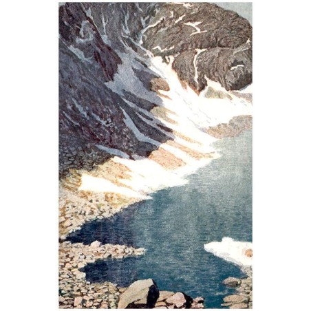 Ot. Štáfl: Tatry. Štrbské Pleso: "Zelene Pleso" pod "Kriváněm".