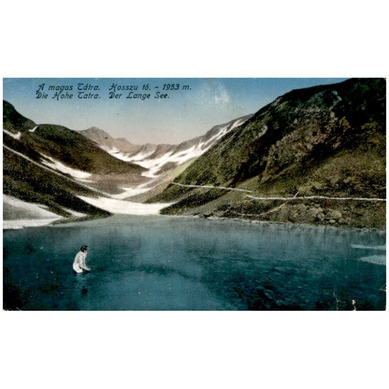 Hosszu tó. - 1953 m. Der Lange See.